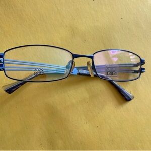 Blue Rectangular Eyeglasses